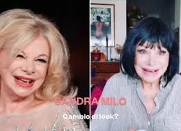 Sandra Milo cambia look. A 87 anni sfoggia un caschetto scuro
