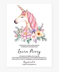 Downloadable baby shower invitation cards templates. Clip Art Free Unicorn Invitation Template Baby Shower Invitations Girl Unicorn Hd Png Download Transparent Png Image Pngitem