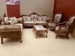 طقم كنب خشب زان للبيع من ابو نادر للمفروشات Jawareer