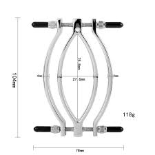 Wholesale Adjustable Pussy Labia Clip Spreader Clitoris Clamp Teasing  G