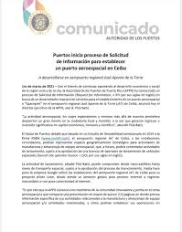 Todas las categorías en la ceiba, merida. Autoridad De Puertos On Twitter Puertospr Da Comienzo A Proceso De Solicitud De Informacion Para El Establecimiento De Un Puerto Aeroespacial En Aeropuerto Regional Jat De Ceiba Puertospr Ddecpr Fortalezapr Https T Co Zwnyjumu67