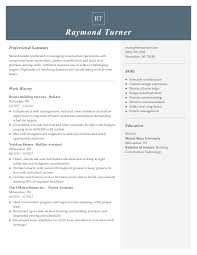 Cabinet maker resumes resume now customer service sample help me. Construction Resume Examples Tips And Advice Jobhero