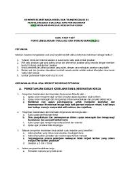 Dan berhubung kali ini mimin hendak melamar di kementrian. Dokumen Tips Soal Ak3 Umum