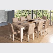 They're made from solid rubberwood in a brown walnut finish that lets the wood grain. Shop Concord 8 Seater Dining Table Set Online Home Box Uae