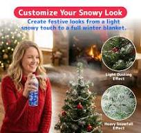Amazon.com: Prextex 2 Pack Fake Snow Spray for Christmas ...