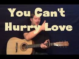 G c g how long must i wait, how much more can i take, bm em am d before loneliness will cause my heart. You Can T Hurry Love The Supremes Easy Guitar Lesson How To Play Tutorial Youtube