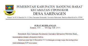 Untuk yang kasus ktp rusak, tidak perlu surat keterangan hilang dari kepolisian. Contoh Format Surat Keterangan Kehilangan Ktp Dari Desa Kumpulan Contoh Surat Proposal Laporan
