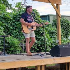 Jake Harrelson On The Stage Chattahoochee Brewing Facebook