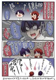 お互いが言えば言うほどパニックに 代 音也くんと真斗くん 夏だしフォロワーさんの怖い話教えてください うたプリ イラスト マンガ うたプリ マンガ