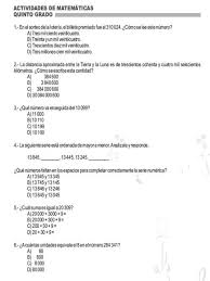 Libro de matematicas 8 de basico pdf ministerio de educacion foros ecuador ecuador map map screenshot. Ejercicios Escolares 5to Actividades De Matematicas Matematicas De Sexto Grado Actividades De Quinto Grado
