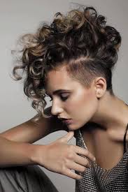 Curly fohawk. I'm scared to go that short