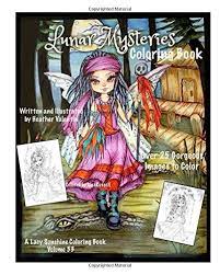 736 x 1042 file type: Lunar Mysteries Coloring Book Lacy Sunshine Coloring Book Fairies Moon Goddesses Surreal Fantasy And More Lacy Sunshine Coloring Books Band 53 Amazon De Valentin Heather Fremdsprachige Bucher