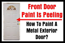 They were taped using different joint compound as they were finished at different times. Front Door Paint Is Peeling How To Paint A Metal Exterior Door