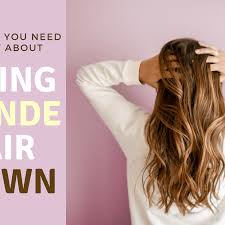 This is an excellent idea if you still want to keep your natural hair color as the base for your new style. How To Dye Blonde Hair Brown Bellatory Fashion And Beauty