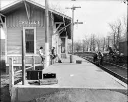 Chesapeake And Ohio Railway Crozet Train Station Albemarle County From Holsinger Studio Collection Holsinger S Stud Train Station Railroad Station Albemarle