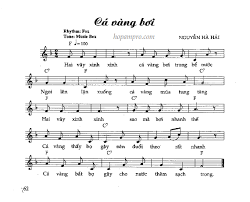 Bài hát "Cá vàng bơi" lớp 3TC3