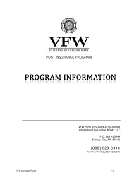 Check spelling or type a new query. Vfw Post Insurance Program Property And Liability Insurance For
