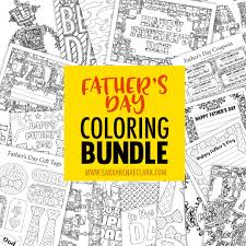 Download Father S Day Coloring Bundle Printable Cards Coupons Coloring Pages More For Dad Sarah Renae Clark