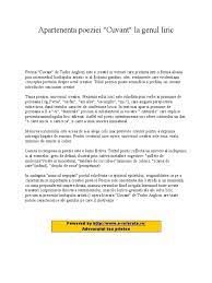 Fiecare vede doar pentru el. Www Referat Ro Cuvantdetudorarghezi 032c3
