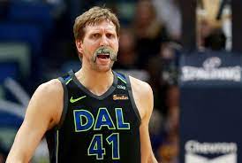 Nowitzki is no longer the player he once was, but you could never tell it from his attitude. Andy Bailey Sur Twitter Dirk Nowitzki S Draft Hairstyle As A Mustache On Current Dirk Nowitzki