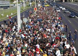 The home of european football on bbc sport online. Syrian Refugees Continue Europe Journey On Foot World News