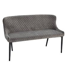 See more ideas about dining room design, dining room decor, room design. Bronx Grey Velvet Dining Bench