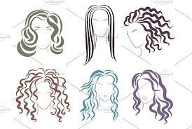 Woman Hair Styles Logo Womens Hairstyles Hair Logo Logo Silhouette