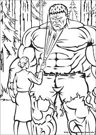 We've got hulk coloring pages for all ages. Hulk Coloring Picture