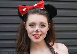 Minnie Mouse Cartoon Make Up How To Beauty Diy Mini Mouse Makeup Minnie Mouse Cartoons Diy Beauty
