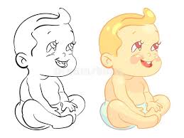 Cartoon Coloring Baby Stock Illustrations 30 005 Cartoon Coloring Baby Stock Illustrations Vectors Clipart Dreamstime