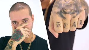 He took the first two letters of his mom, dad and. J Balvin Got His First Tattoo When He Was 12 Tattoo Tour Gq Youtube