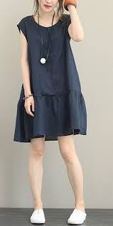 Casual Loose Linen Dresses Women Summer Outfits Q1270 Ropa De Moda Ropa Ropa Retro