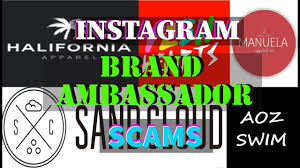 I wanted to get my point across. Instagram Brand Ambassador Scams Youtube