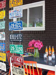 Depending on your home style and personal taste, your options for updating interior walls are seemingly endless. License Plate Room Divider Hgtv