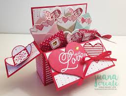 Learn how to make a card in a box. Juana Ambida Sealed With Love Card In A Box Tutorial
