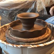 One Piece Cake Stand On The Wheel Comlek Isler Comlek Seramik Sanati