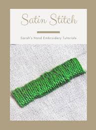 See more ideas about embroidery patterns, embroidery, hand embroidery. How To Do The Satin Stitch Sarah S Hand Embroidery Tutorials
