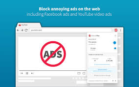 Pop up blocker displays a small overlay at the top of the screen indicating that a popup has been blocked by it. Adblock Plus Free Ad Blocker