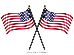 Black And White American Flag Vector Art Free Crossed American Flags Flag American Flag Flag Vector