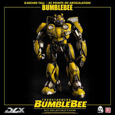 His ship is damaged during a space chase with starscream, so he lands on earth where g.i. Transformers Bumblebee Dlx Bumblebee Threezero Store