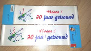 Bol Com Banner 5 5 Meter 30 Jaar Getrouwd