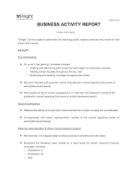 Business Activity Report Format How To Create A Business Activity Report Format Download This Business Activ Templates Business Template Creating A Business