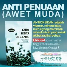 Chia Seed Adalah Nutrisi Antioksidan Dan Kaya Dengan Omega 3 Antioksidan Adalah Vitamin Dan Mineral Yang Membaiki Sel Sel Tubuh Yang Rosak Akiba Gum Arabic Gum