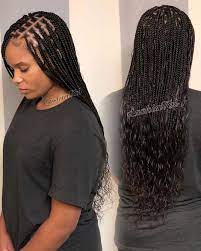 Leshiatai On Instagr Box Braids Hairstyles For Black Women Curly Hair Styles Braids For Black Hair