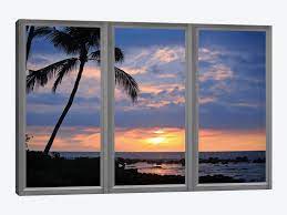 Over 4,486 beach view window pictures to choose from, with no signup needed. Beach Sunset Window View Canvas Artwork By Unknown Artist Icanvas