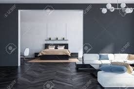 Classic touches in the living rooms are impeccably elegant and sophisticated. Gray Walls With Black Furniture Whaciendobuenasmigas