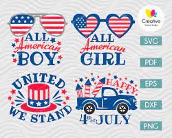 After downloading your free july 4th y'all svg, open it up in your silhouette studio software. Fourth Of July Svg Bundle 2 Creative Vector Studio