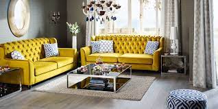 كنب لون اصفر