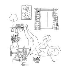 Pin By E Dycia On Grafiki Outline Art Art Art Drawings