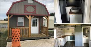 2x12 2x10 3/4 sheathing 5/8 sheathing. This Tiny Barn House Is Available For Just 12 000 Tiny Houses